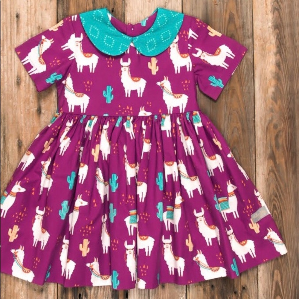 Eleanor Rose llama llama dress